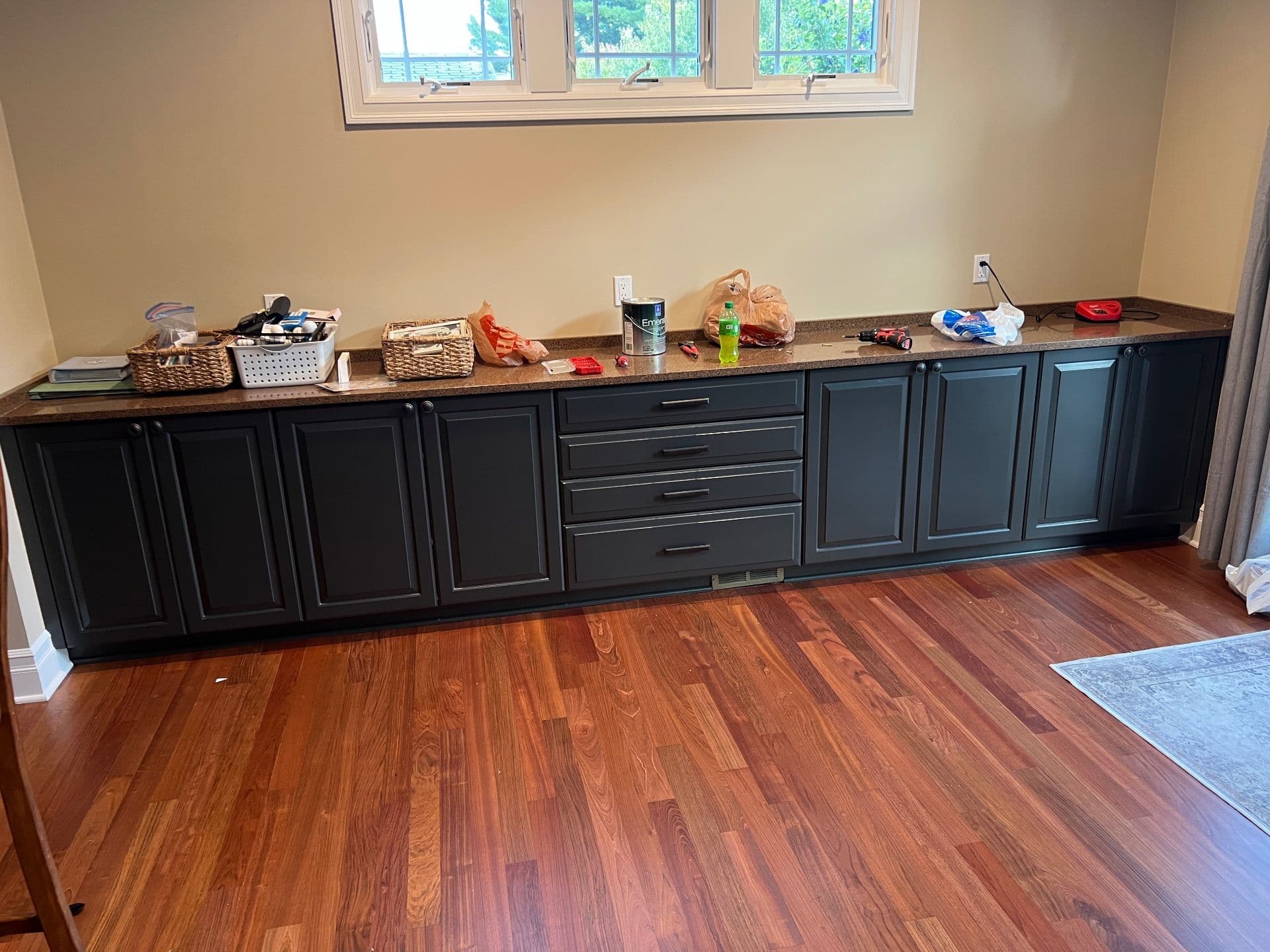 Project Dazzling Cabinet Makeover with Iron Ore Finish image