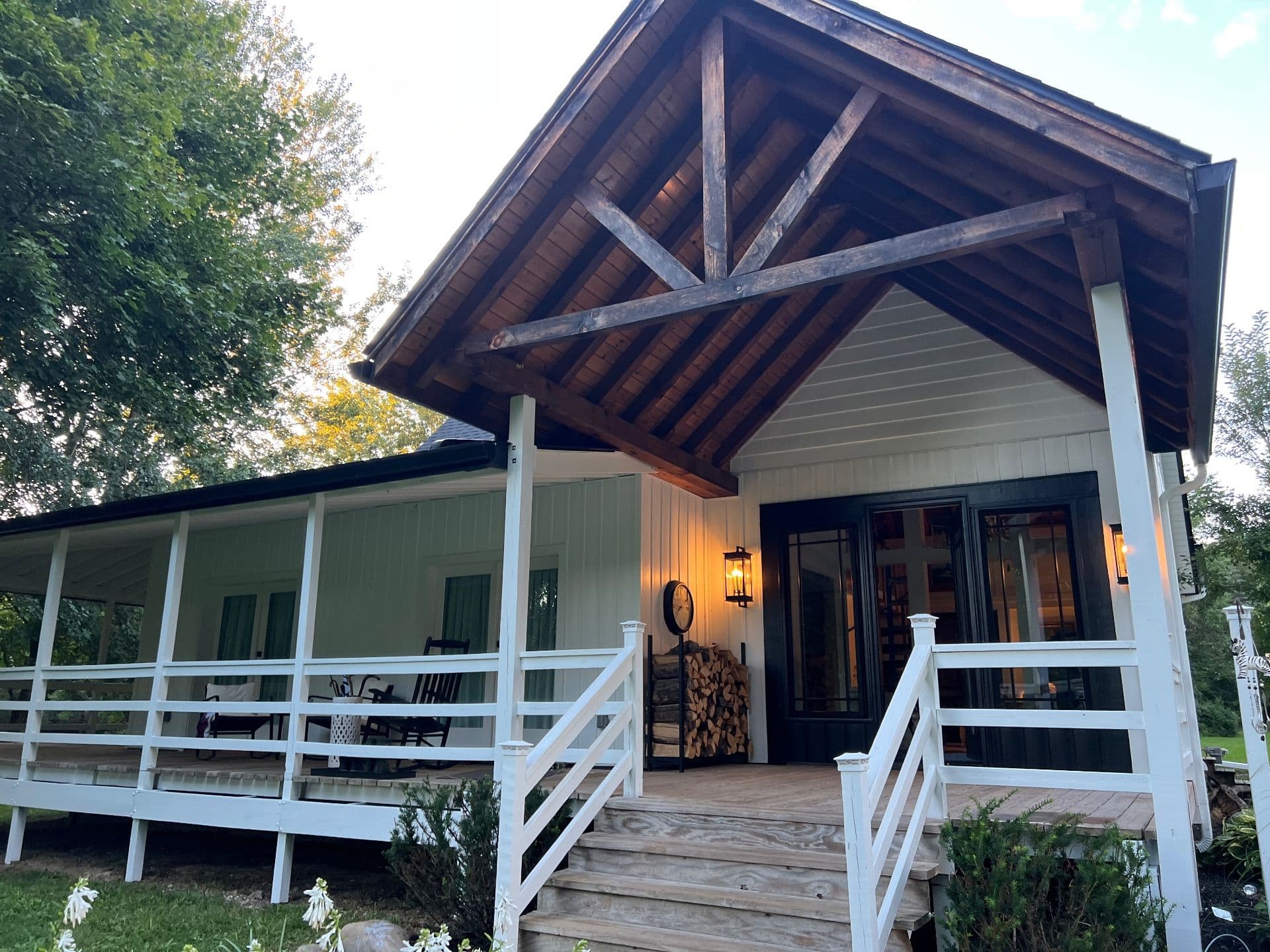 Chic Rustic Porch Painting for Modern Farmhouse image