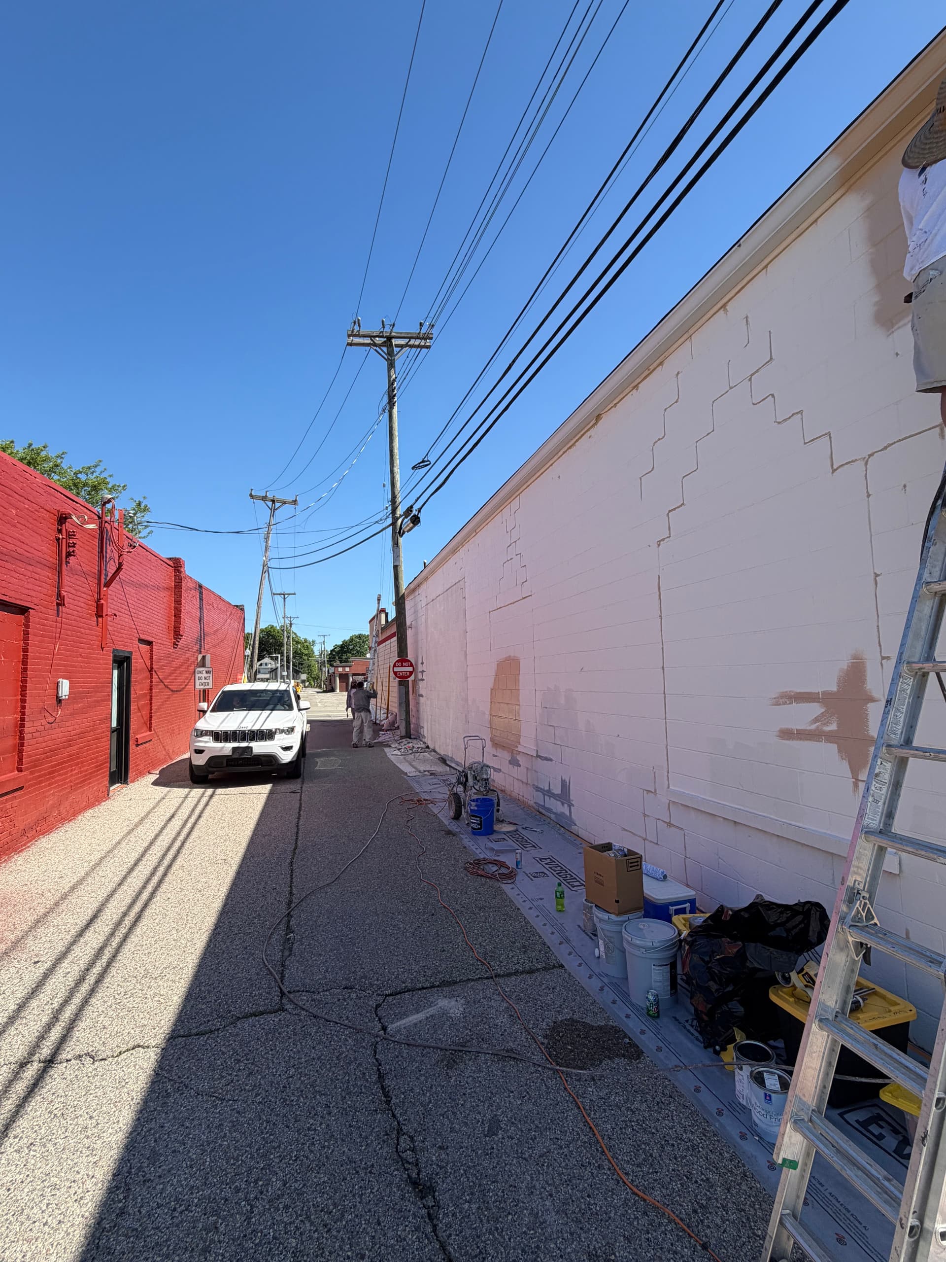 Gallery photos for Commercial Exterior Painting at Downtown Romeo Ace Hardware: Image #7