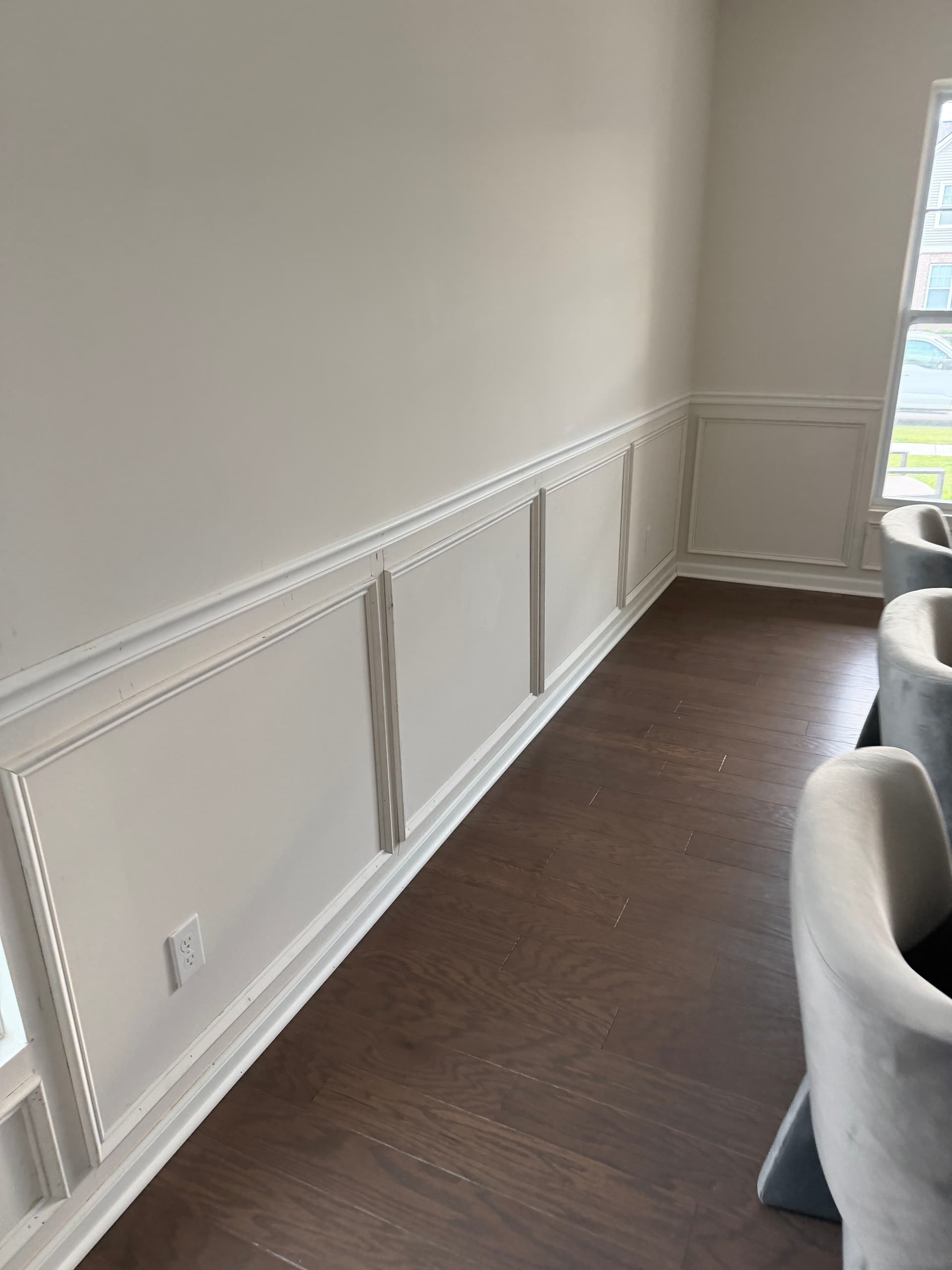 Gallery photos for Wainscoting Paint Job That Looks Factory Finished: Image #2