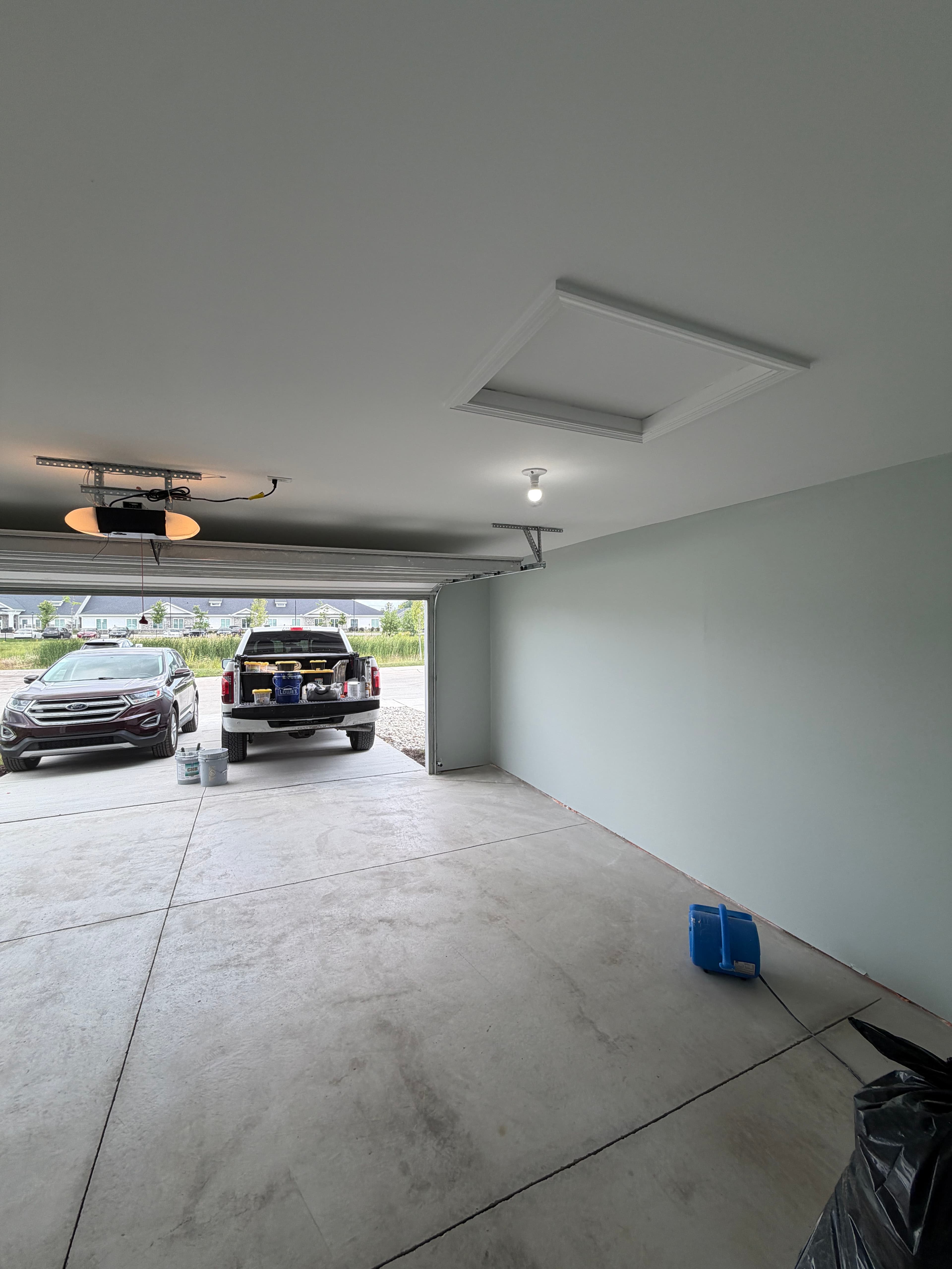 Project Full Garage Drywall Finish and Paint Done Right image