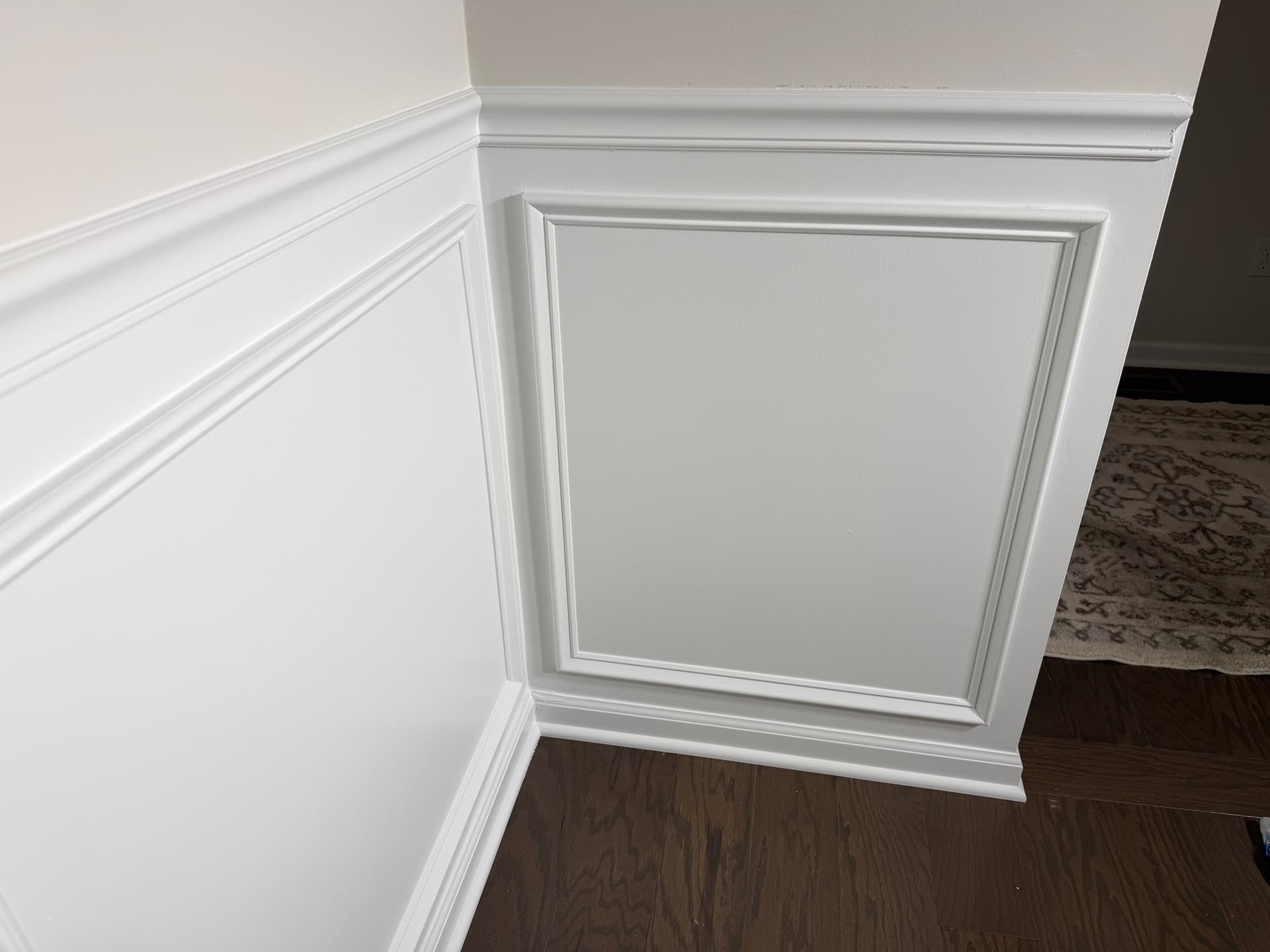 Gallery photos for Wainscoting Paint Job That Looks Factory Finished: Image #6