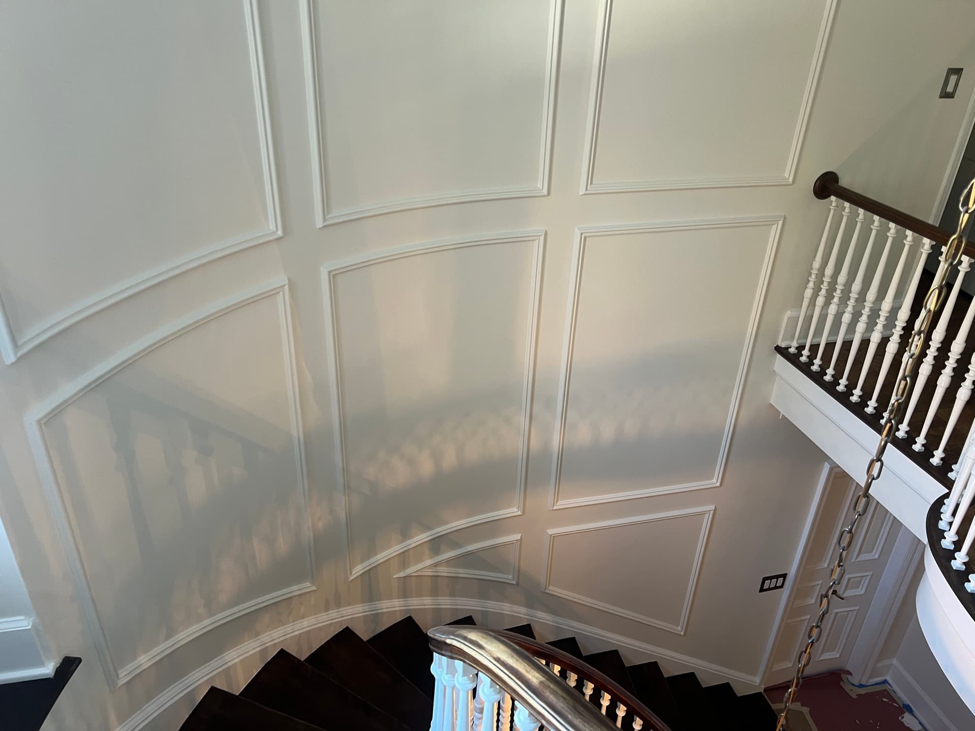 Gallery photos for Elegant Staircase Update with Swiss Coffee Finish: Image #2