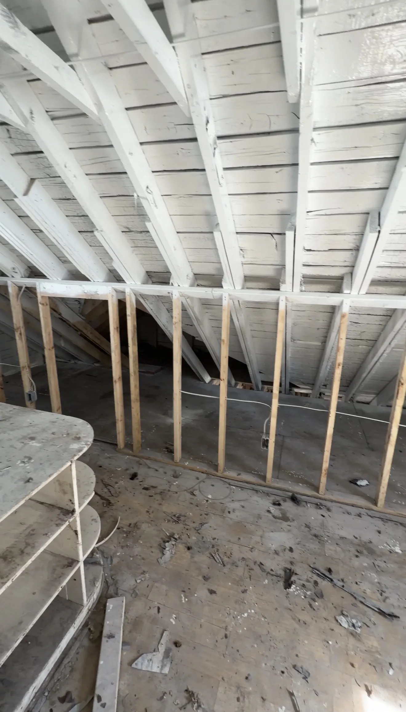 Gallery photos for Fire-Damaged Attic Wood Encapsulation for Home Restoration: Image #1