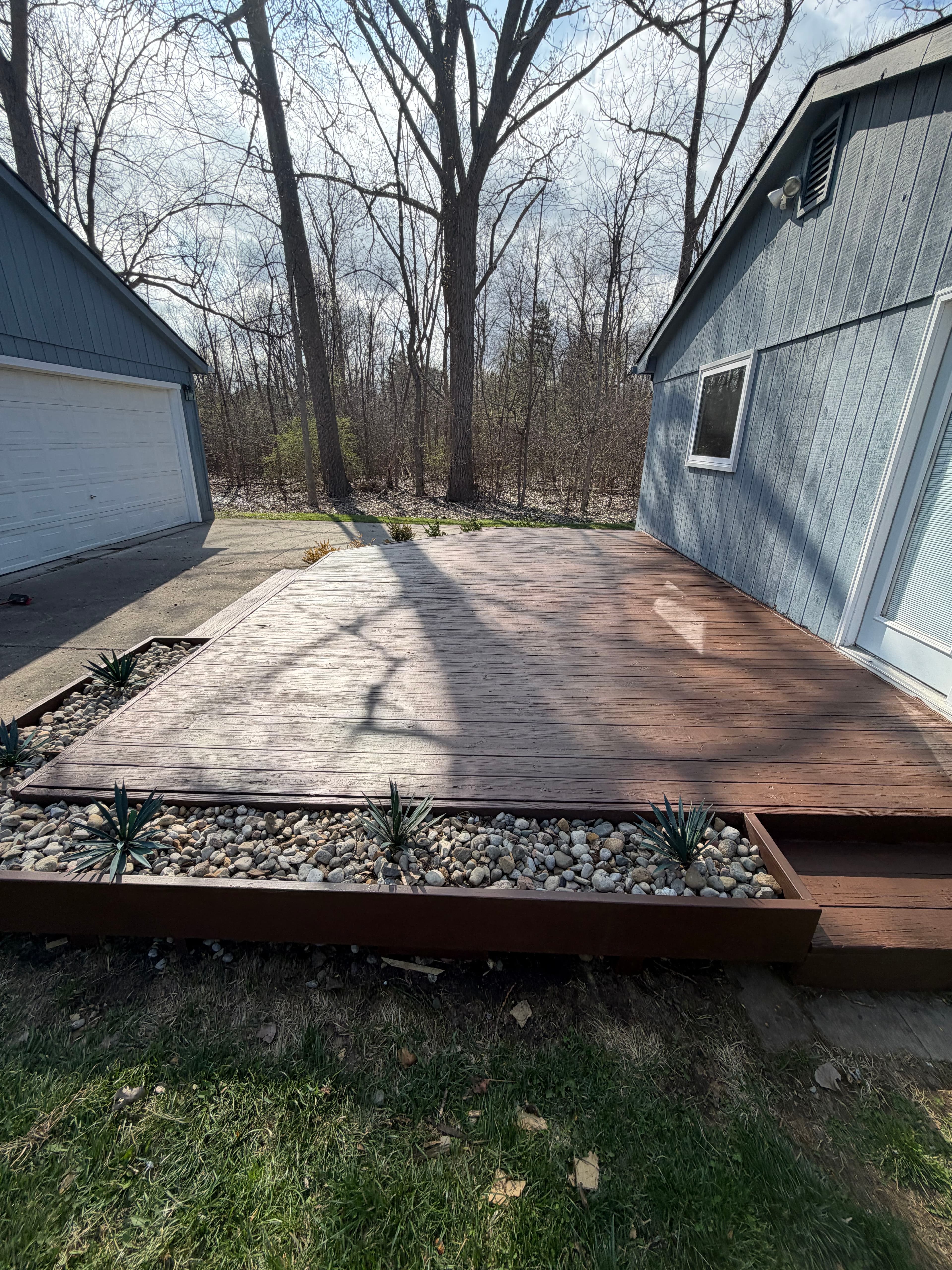 Project Weathered Deck Gets a Fresh Finish Before Listing Photos image