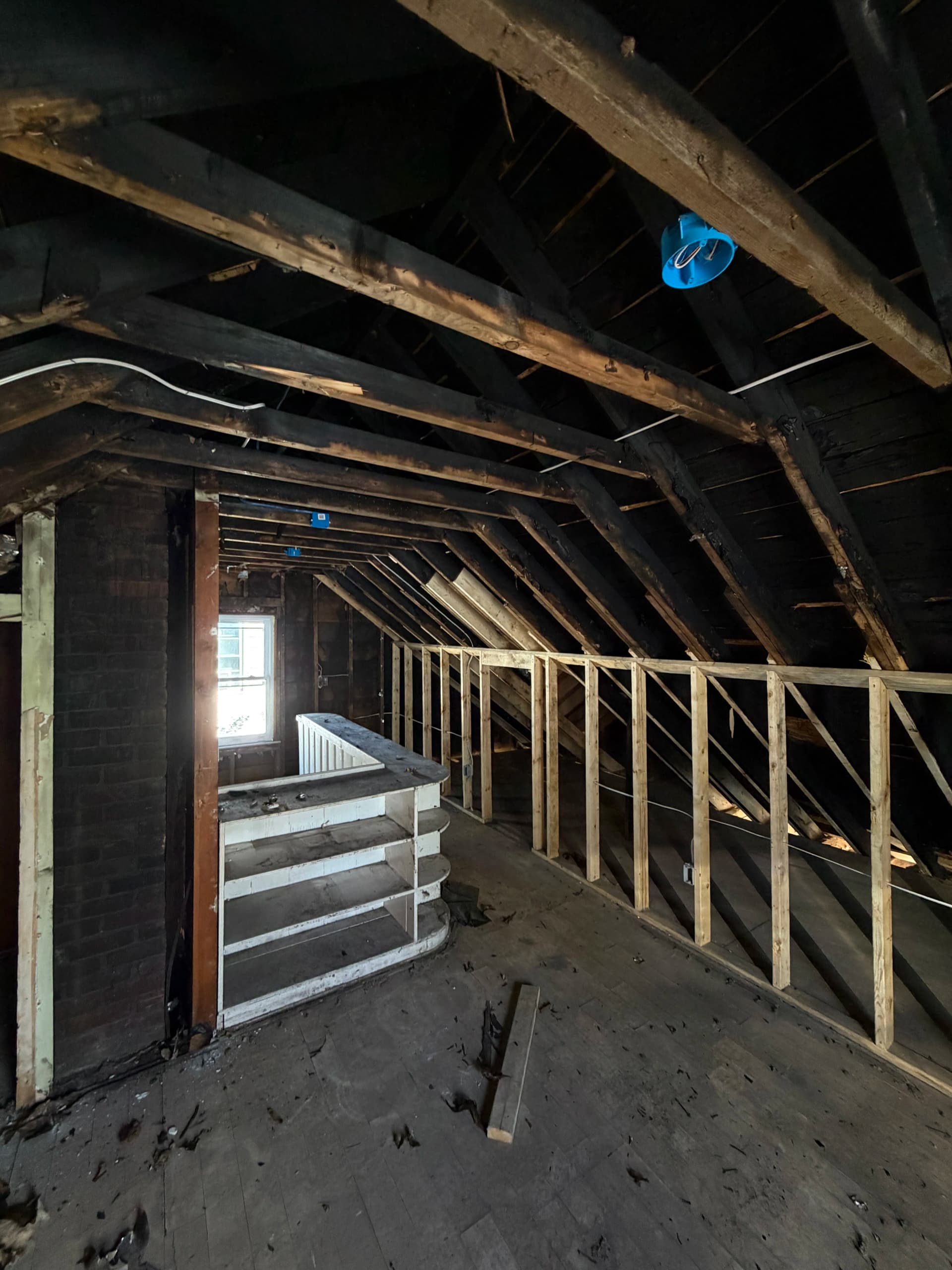 Gallery photos for Fire-Damaged Attic Wood Encapsulation for Home Restoration: Image #9