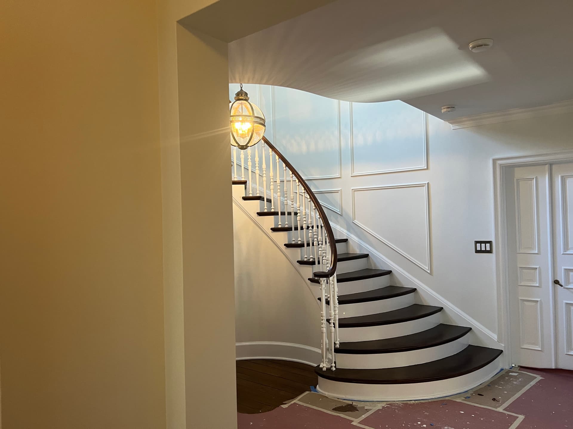 Gallery photos for Elegant Staircase Update with Swiss Coffee Finish: Image #3