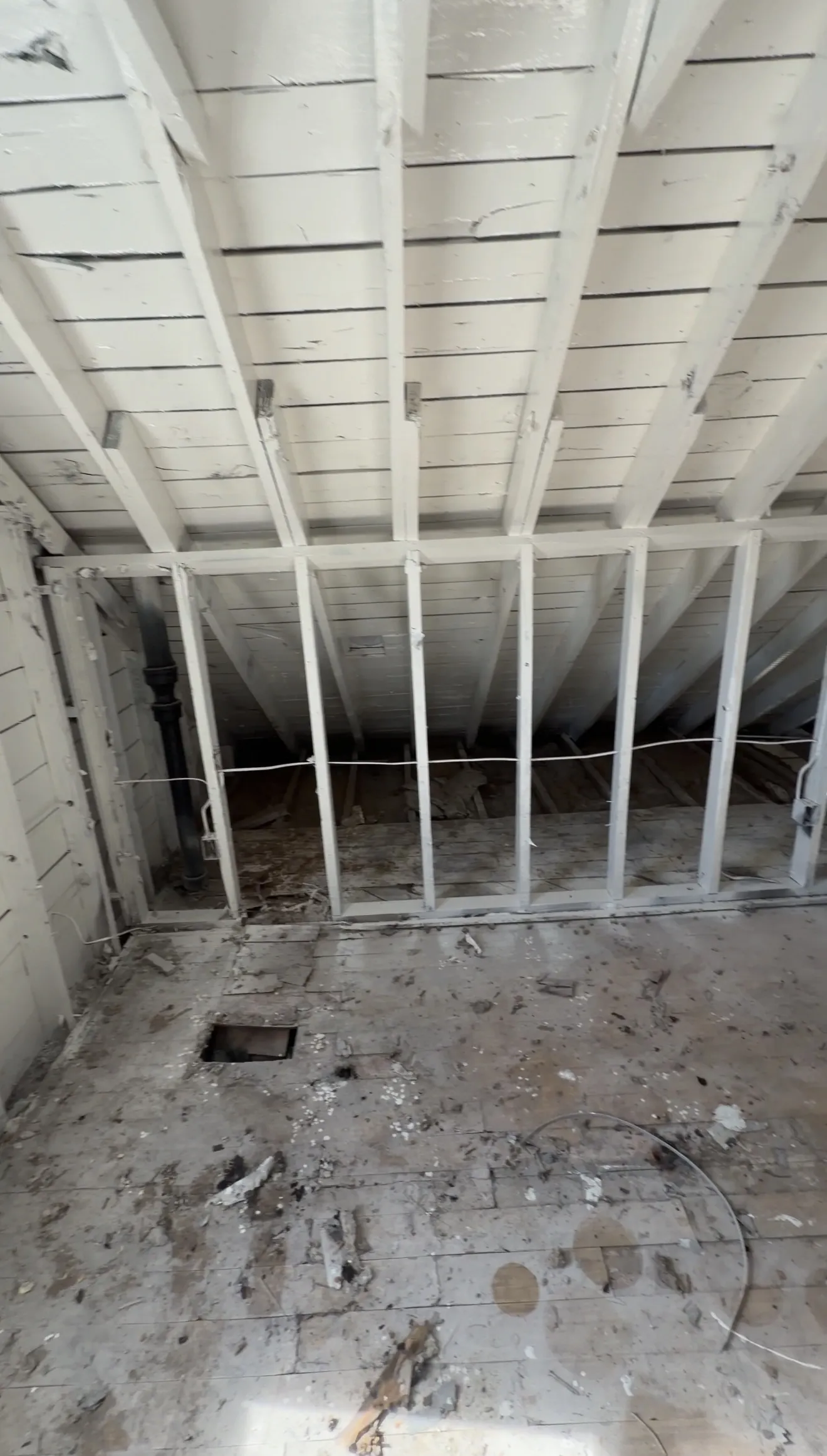 Gallery photos for Fire-Damaged Attic Wood Encapsulation for Home Restoration: Image #2