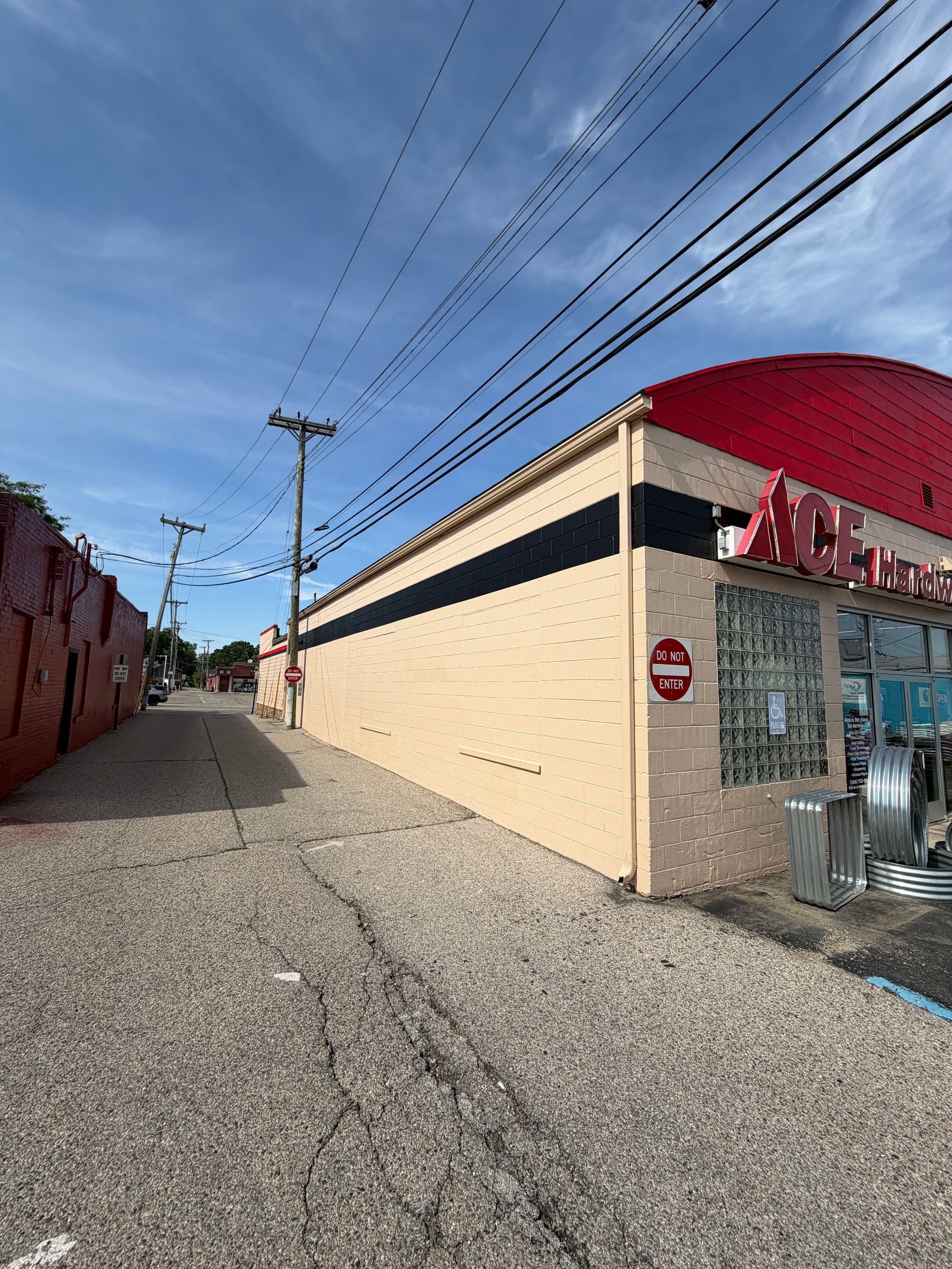 Gallery photos for Commercial Exterior Painting at Downtown Romeo Ace Hardware: Image #1