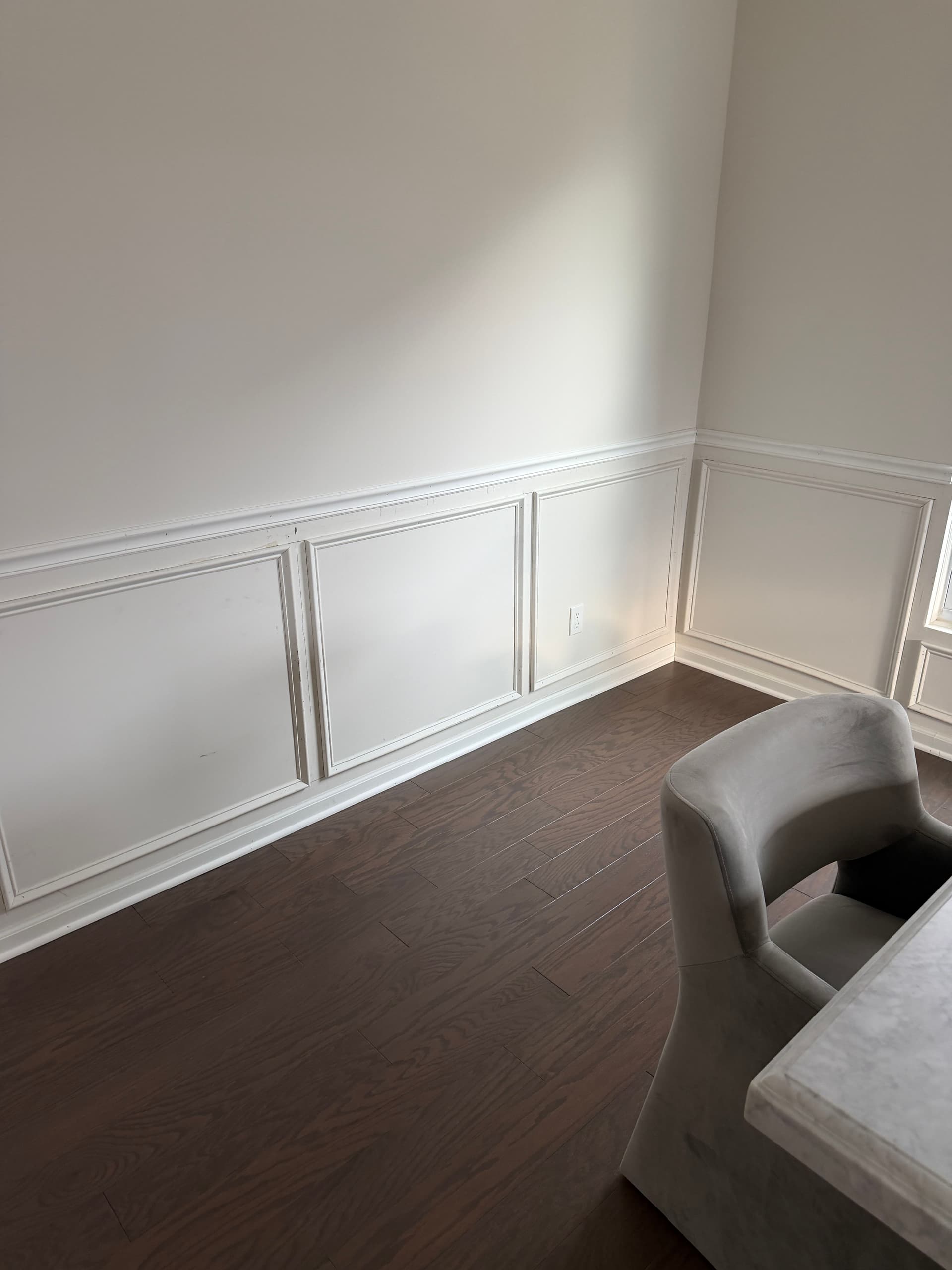 Gallery photos for Wainscoting Paint Job That Looks Factory Finished: Image #1