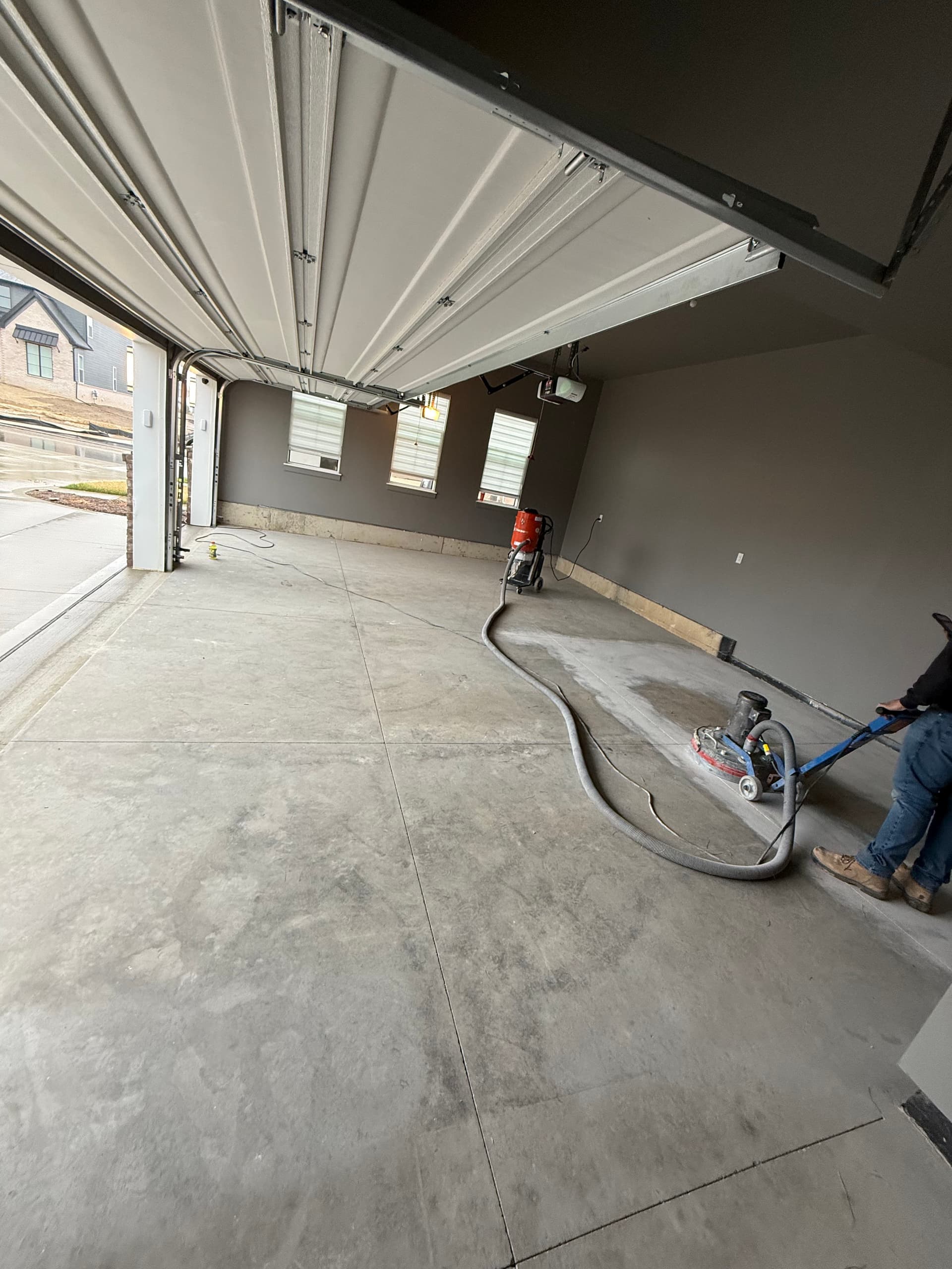 Gallery photos for Garage Walls and Ceiling Painted Clean for Epoxy Flooring: Image #1