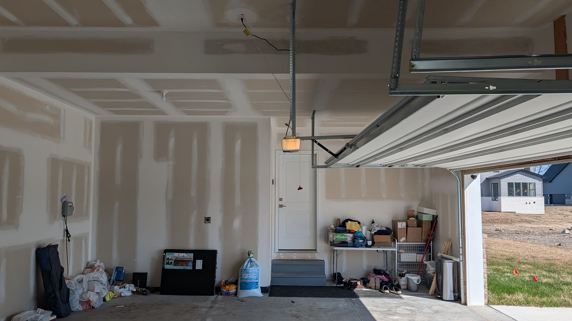 Gallery photos for Garage Walls and Ceiling Painted Clean for Epoxy Flooring: Image #3