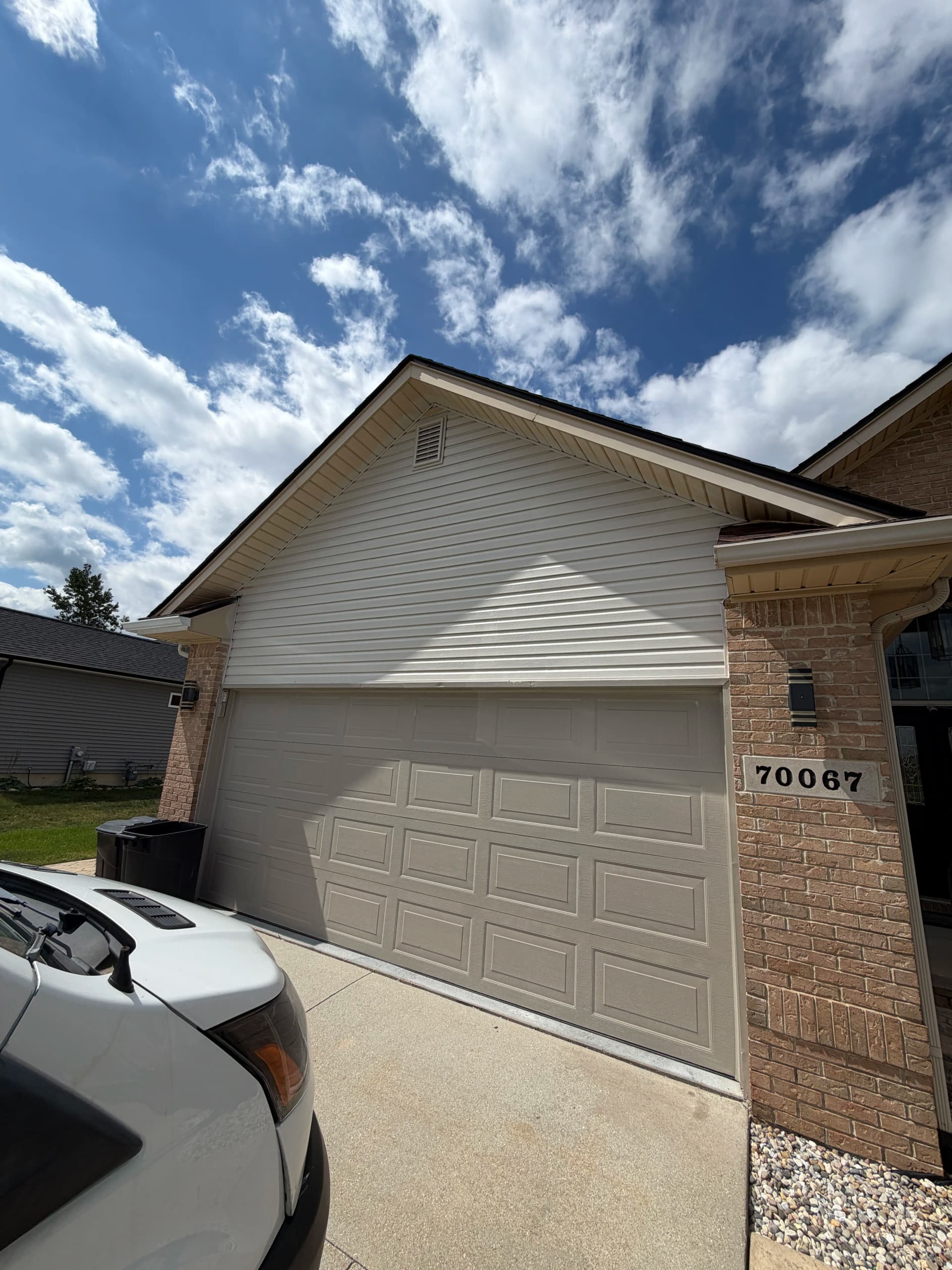 Painting High Siding and Gutters for a Retired Painter Who Needed a Hand image
